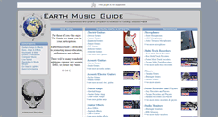 Desktop Screenshot of earthmusicguide.com